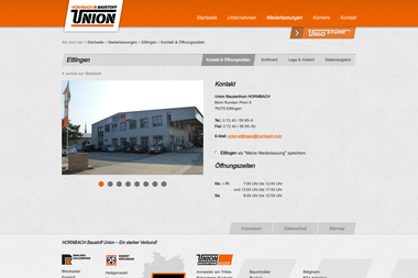 hornbach-baustoff-union.com/niederlassungen/union-bauzentrum/ettlingen/kontakt-oeffnungszeiten.html - Baustoffe Ettlingen