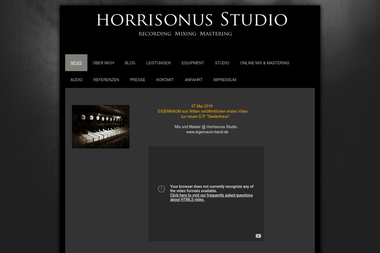 horrisonus-studio.de - Tonstudio Witten