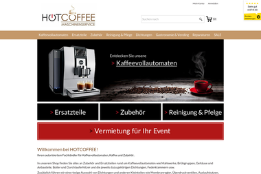 hotcoffee-shop.de - Kaffeemaschine Tuttlingen