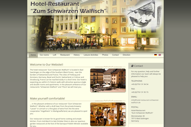 hotel-restaurant-schwarzer-walfisch.de - Catering Services Bad Säckingen