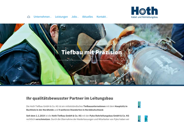 hoth-tiefbau.de - Tiefbauunternehmen Bremen