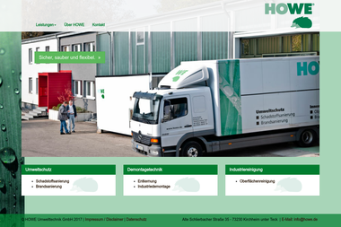 howe.de - Containerverleih Kirchheim Unter Teck