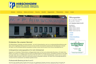 hp-hirschhorn.de - Abbruchunternehmen Herford