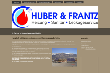 huber-frantz.de - Wasserinstallateur Crailsheim