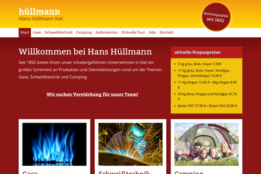 huellmann-kiel.de - Flüssiggasanbieter Kiel