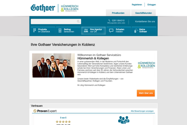 huemmerich.gothaer.de - Versicherungsmakler Koblenz