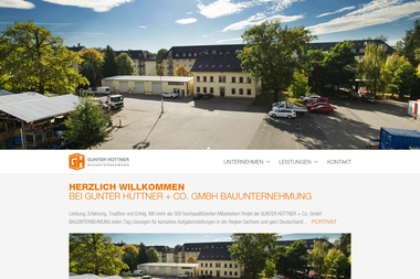 huettner-bau.de - Straßenbauunternehmen Chemnitz
