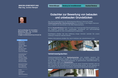 immobilienbewertung-hempel.de - Baugutachter Hannover