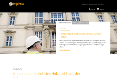 implenia.com - Straßenbauunternehmen Mannheim