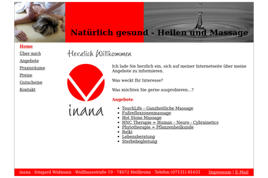 inana-massage.de - Masseur Heilbronn
