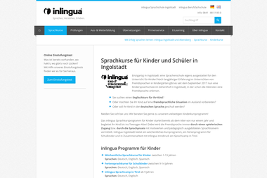 inlingua-ingolstadt.de/sprachkurse/kinderkurse.html - Deutschlehrer Ingolstadt