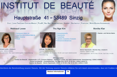 institutdebeaute.de - Kosmetikerin Sinzig