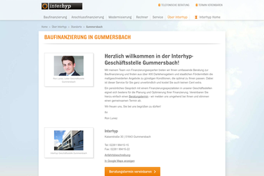 interhyp.de/ueber-interhyp/standorte/geschaeftsstelle-gummersbach.html - Finanzdienstleister Gummersbach