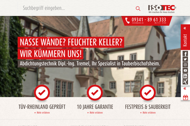 isotec.de/fachbetriebe/abdichtungstechnik-dipl-ing-tremel/home.html - Bausanierung Mosbach