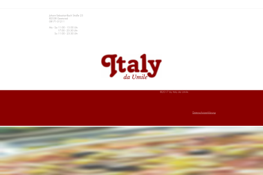 italydaumile.com - Catering Services Geretsried