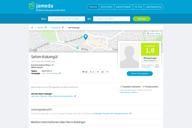 jameda.de/iserlohn/aerzte/frauenaerzte-gynaekologen/sehim-kokanguel/uebersicht/81111079_1 - Dermatologie Iserlohn