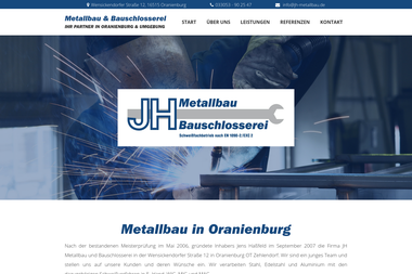 jh-metallbau.de - Schweißer Oranienburg