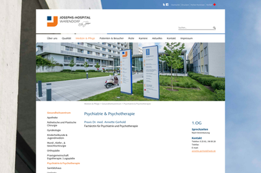 jhwaf.de/de/medizin.und.pflege/gesundheitszentrum/psychiatrie.und.psychotherapie - Psychotherapeut Warendorf