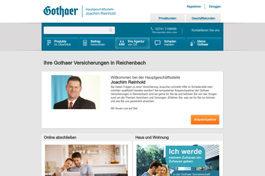 joachim-reinhold.gothaer.de - Versicherungsmakler Reichenbach Im Vogtland