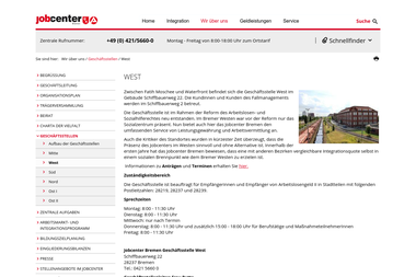 jobcenter-bremen.de/site/west - Berufsberater Bremen