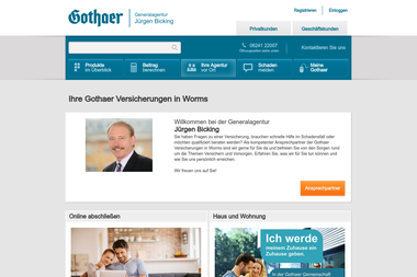 juergen-bicking.gothaer.de - Versicherungsmakler Worms