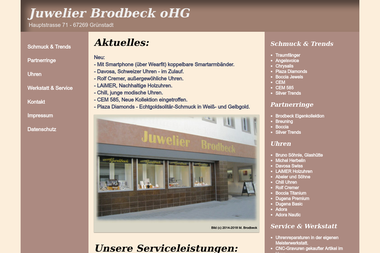 juwelier-brodbeck.de - Juwelier Grünstadt