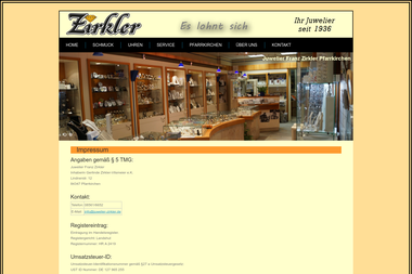 juwelier-zirkler.de/index.php/impressum - Juwelier Eggenfelden