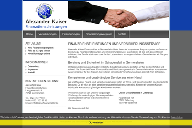 kaiserfinanzmakler.de - Versicherungsmakler Germersheim