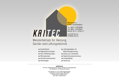 kai-tec.de - Wasserinstallateur Kaiserslautern