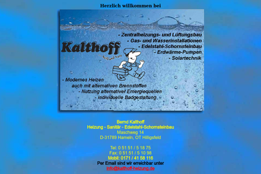 kalthoff-heizung.de - Heizungsbauer Hameln