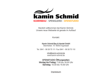 kamin-schmid.de - Kaminbauer Ingolstadt
