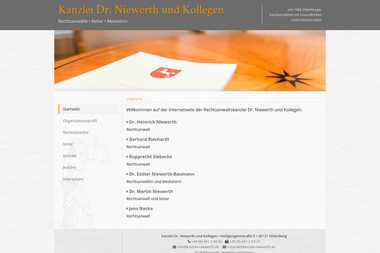 kanzlei-niewerth.de - Notar Oldenburg