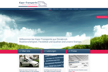 kaps-transporte.de - Kurier Osnabrück