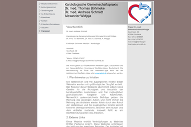 kardiologie-boehmeke-schmidt.de/impressum - Dermatologie Gladbeck