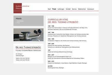 kardiologie-buedingen.de/praxis/thomas-utrobicic - Dermatologie Büdingen
