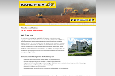 karlfey.de - Straßenbauunternehmen Haiger