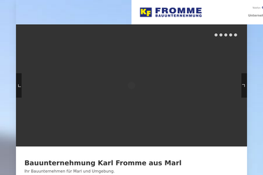 karl-fromme.de - Straßenbauunternehmen Marl