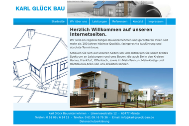 karl-glueck-bau.de - Hochbauunternehmen Maintal
