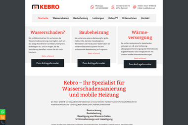 kebro.net - Maurerarbeiten Detmold