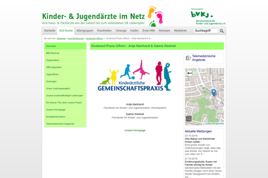 kinderaerzte-im-netz.de/aerzte/boeckmann_markhardt/startseite.html - Dermatologie Gifhorn