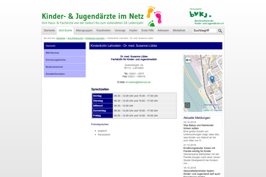 kinderaerzte-im-netz.de/aerzte/luebke/startseite.html - Dermatologie Lahnstein