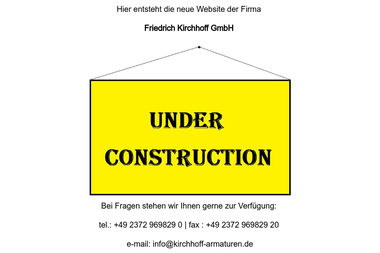 kirchhoff-armaturen.de - Baustoffe Hemer