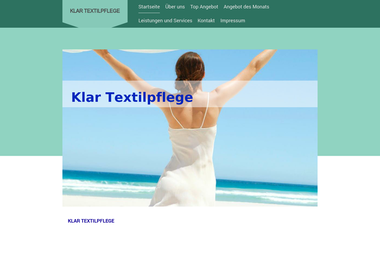 klar-textilpflege.com - Chemische Reinigung Itzehoe