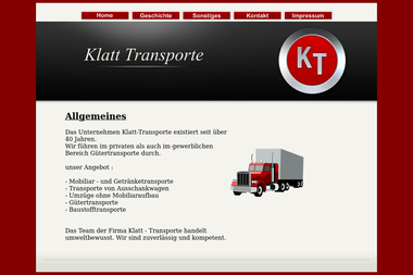 klatt-transporte.com - Umzugsunternehmen Ludwigsfelde