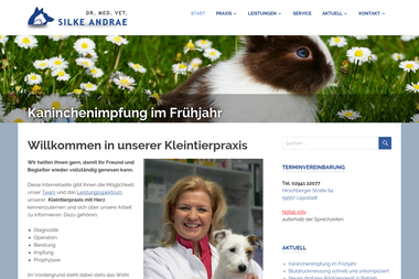 kleintierpraxis-andrae.de - Tiermedizin Lippstadt