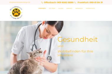 kleintierpraxis-berger.de - Tiermedizin Offenbach Am Main