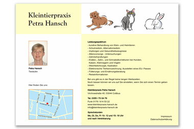kleintierpraxis-hansch.de - Tiermedizin Cottbus