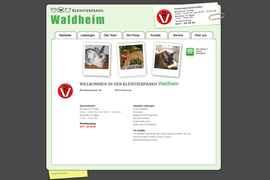 kleintierpraxis-waldheim.de - Tiermedizin Hannover