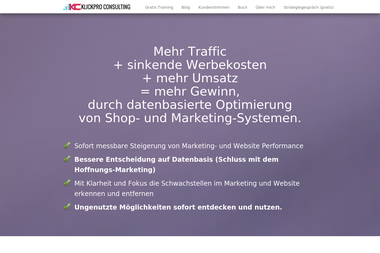 klickpro.de - Online Marketing Manager Erding