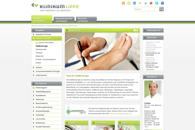 klinikum-lippe.de/patienten/kliniken-institute/gefaesschirurgie.html - Dermatologie Lemgo